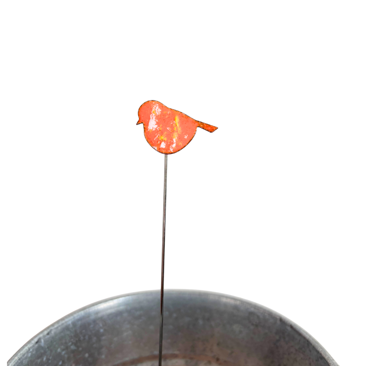 NEW Small Copper Enamel Birds