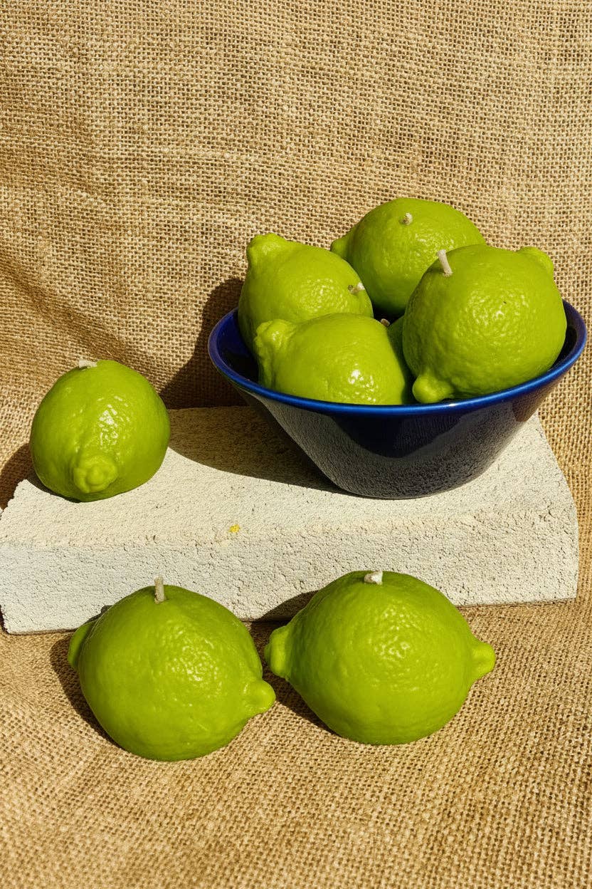 Lime Shaped Scented Candle