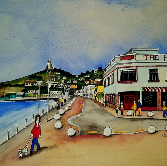 Art Print | Esplanade, St Clair, Dunedin | Bridget Paape - gonepottynz