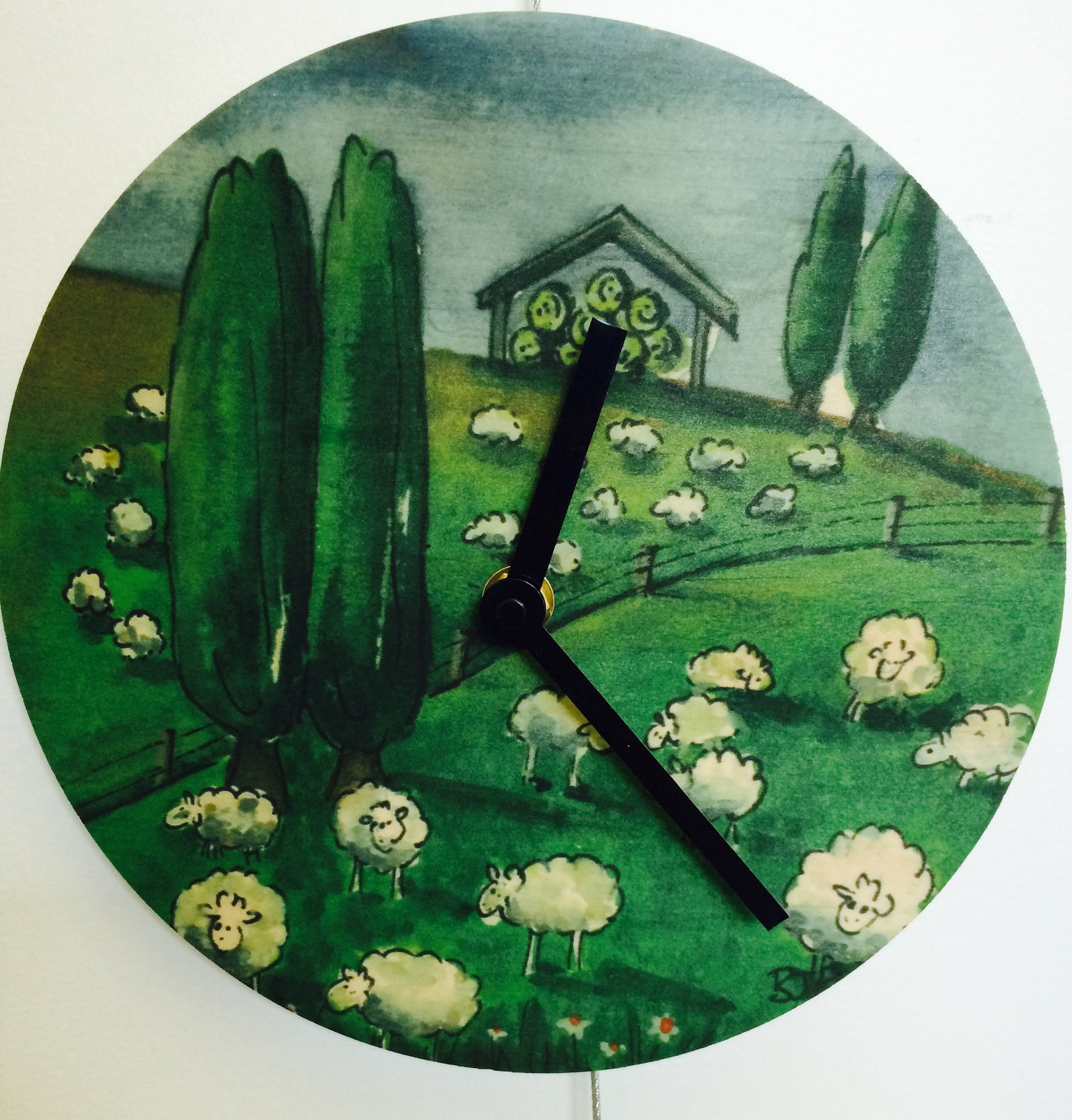 Clock art assorted designs | Bridget Paape - gonepottynz